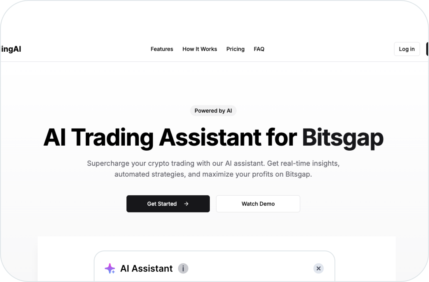 Marketing Site Screenshot